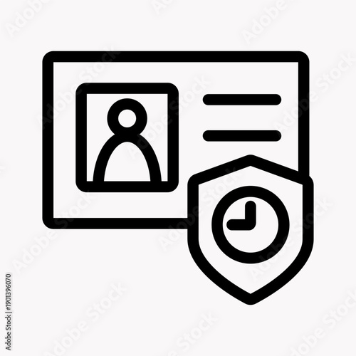 Verification Pending Rounded Outline Icon