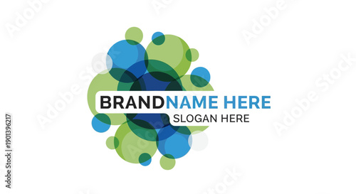 Corporate Identity Template with Abstract Logo Design.