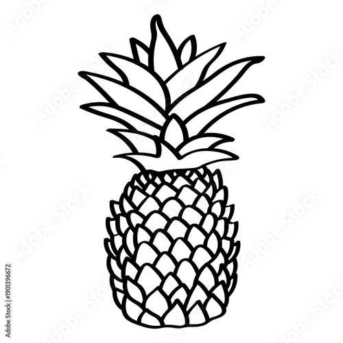 Fresh pineapple stroke