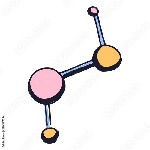 Molecule color stroke