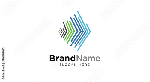 Modern Logo Design Template with Gradient.