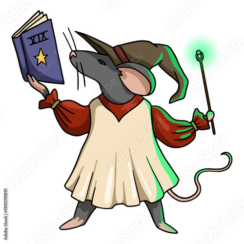 Wizard rat color stroke