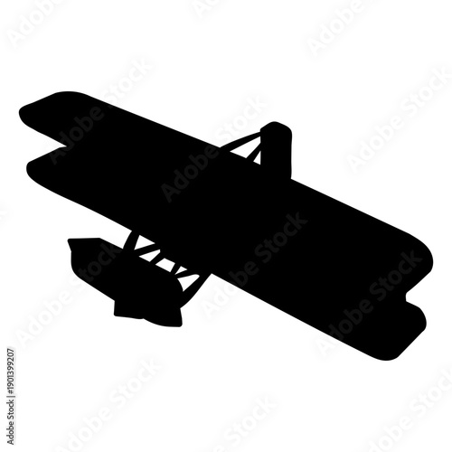Old plane silhouette