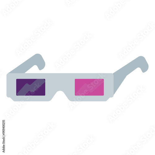 3D glasses semi flat