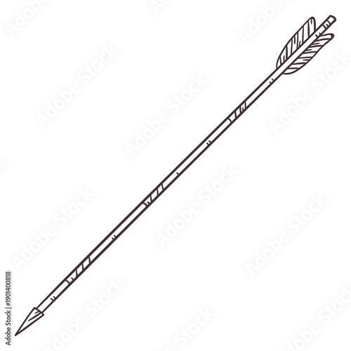 Wide fletching archery arrow stroke