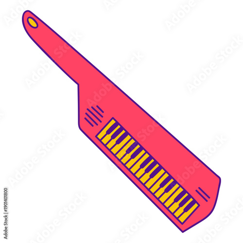 Keytar color stroke