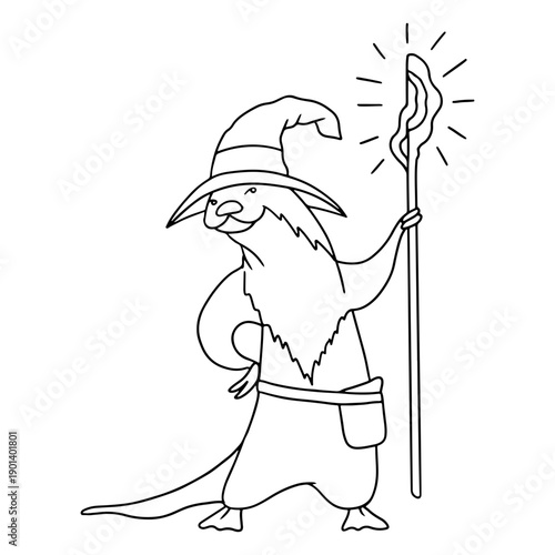 Wizard ferret stroke