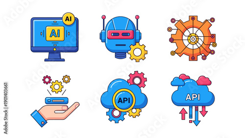 Innovative technologies and their applications in modern digital solutions Vector