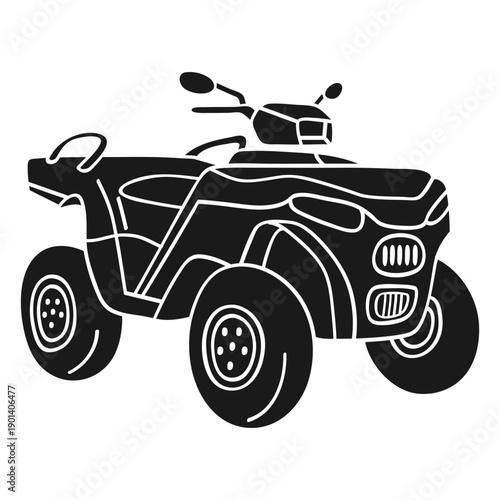 Detailed ATV Silhouette