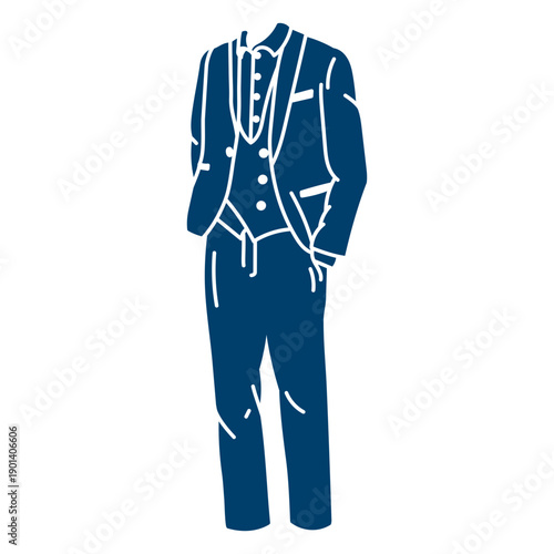 Suit prom cut out