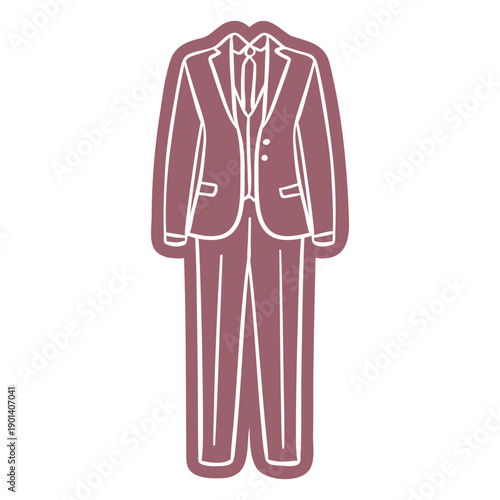 Prom tuxedo cut out