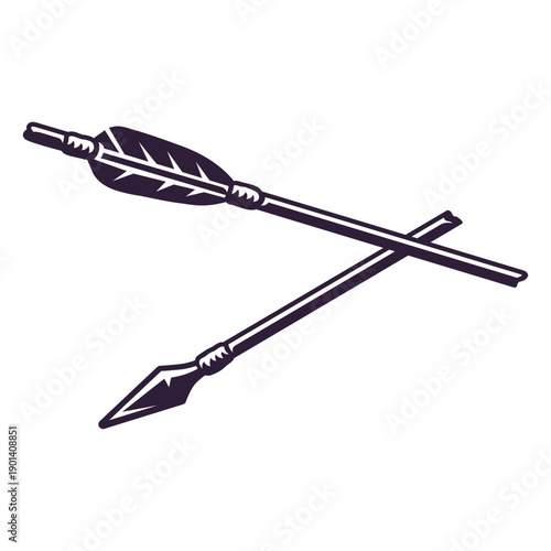 Quadro su tela Arrow broken in half