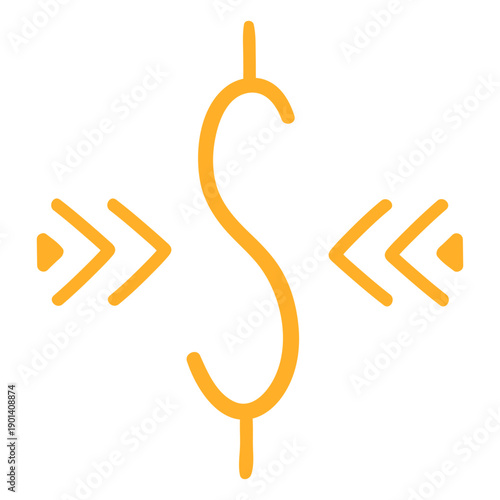 Currency stroke dollar