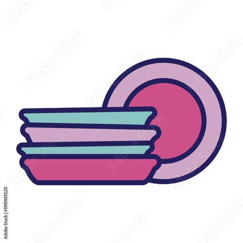 Multiple plates icon