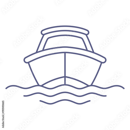 Launch boat transport drawing