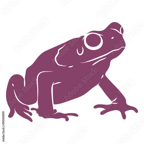 Spooky frog cutout