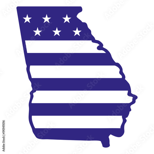 Georgia duotone states