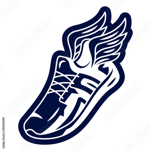 Running marathon sport wing shoe