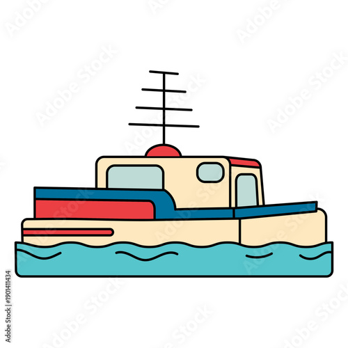 Launch water ferry boat