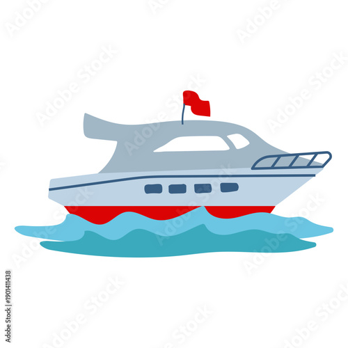 Yacht flat navigating