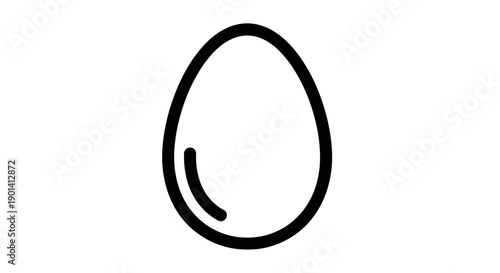 Close-up of Fresh Farm Egg with Smooth Shell and Natural Texture for Cooking or Baking Use