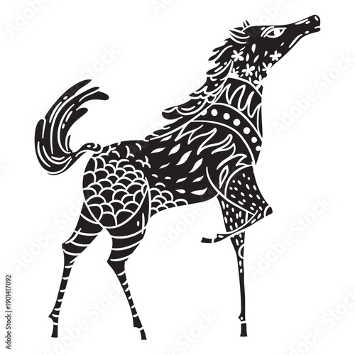 Horse mexican alberije sculpture