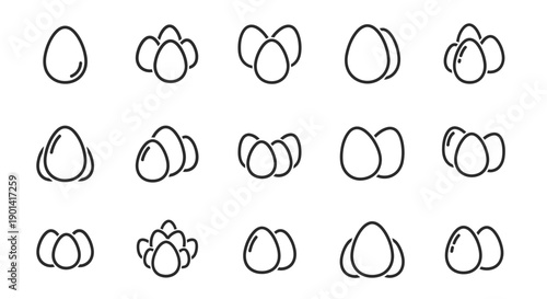 Collection of Cute Hand-Drawn Animal Face Sketches for Creative Design