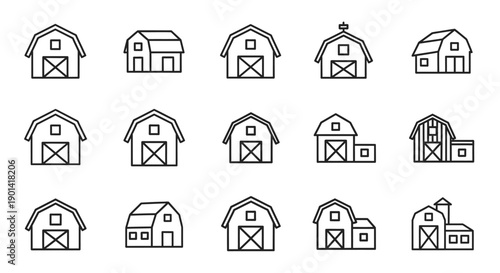 Collection of Modern Vintage Barn Buildings for Rural and Farm Settings