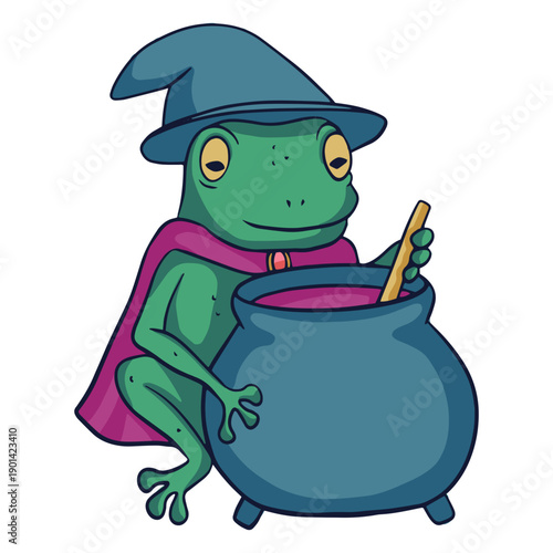 ?Mystic frog cauldron character