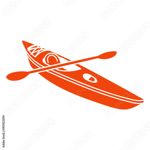 Kayak with Paddle
