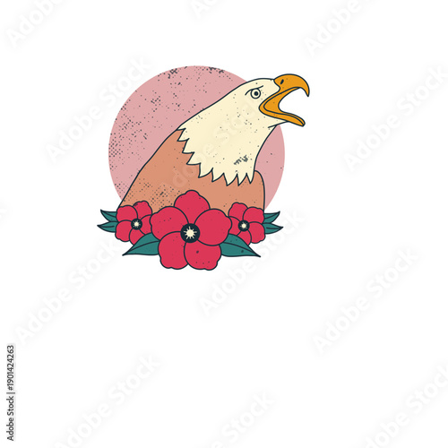 Foto Eagle Screeching Tattoo