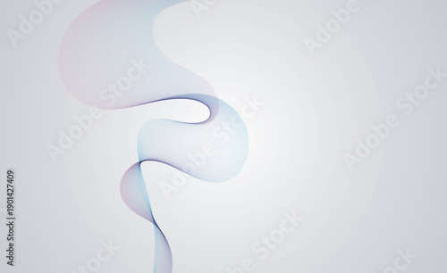 Abstract colored wave lines. Modern shape cover. Graphic concept for your design.