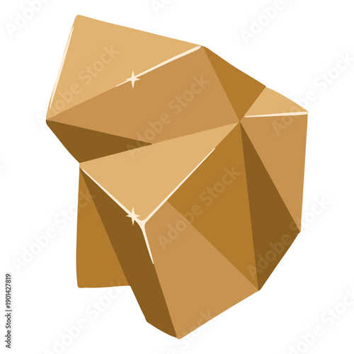 Gleaming metal rocks