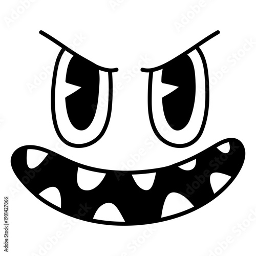 Spooky cartoon caricature