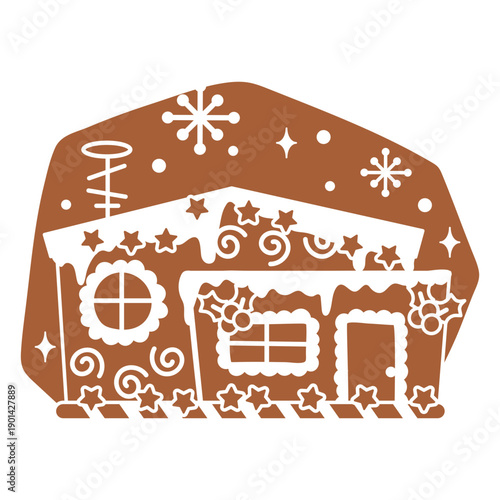 Festive decorated abode