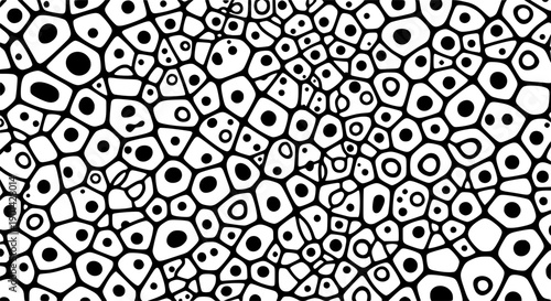Abstract organic cell network pattern texture background digital art organic cellular structure vector
