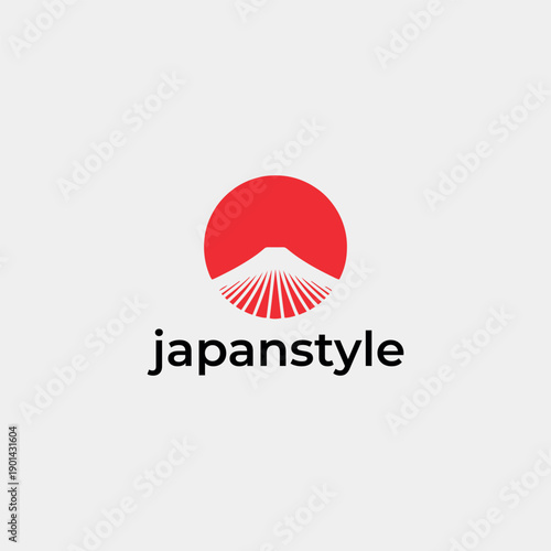 japan lifestyle logo design vector