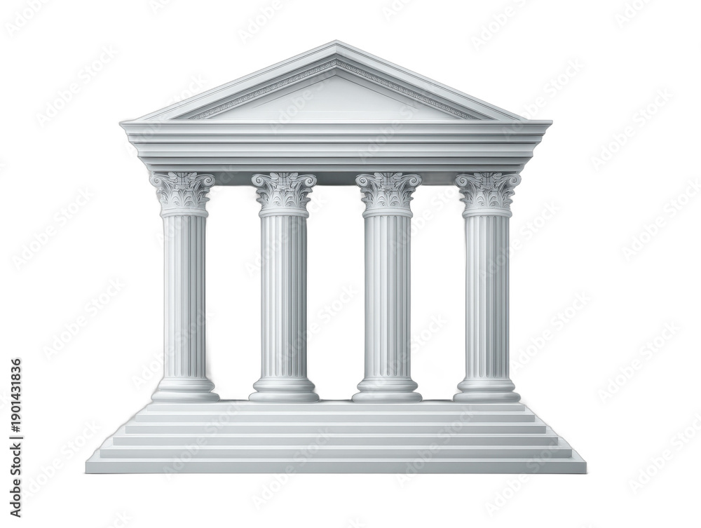 Obraz premium bank icon isolated on a transparent background 