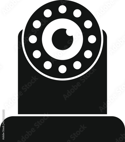 Security camera monitoring area protecting property controlling surveillance