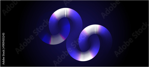 neon futuristic 3d sphere of blue purple glowing digital waves particles future technology concept engineering science abstract energy orb data innovations ,abstract blue background