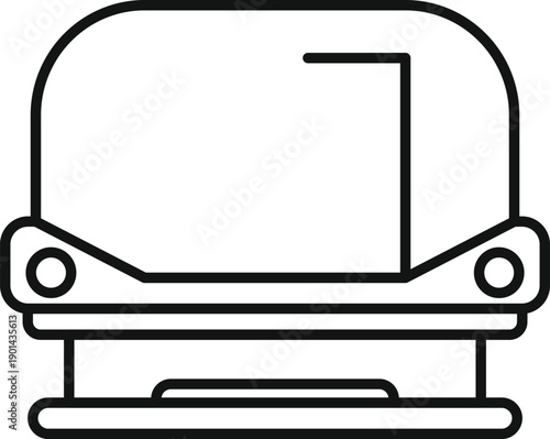 Hole puncher preparing to perforate paper, creating holes for organization