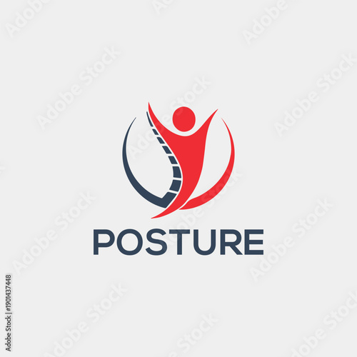 orthopedic healthcare logo design vector