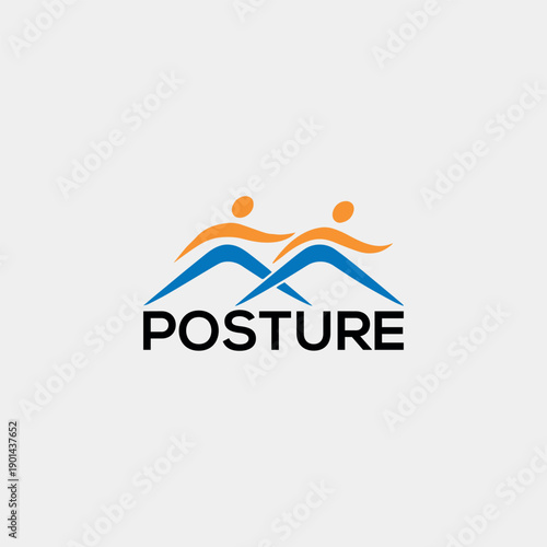 orthopedic healthcare logo design vector