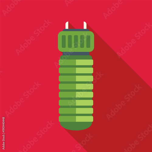 Stun gun providing electric self defense vector illustration