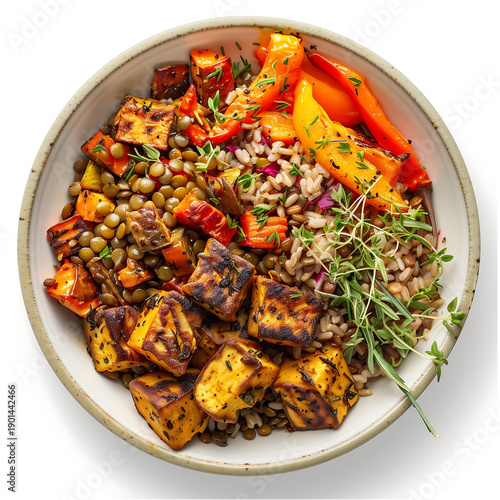 Plant protein healthy bowl