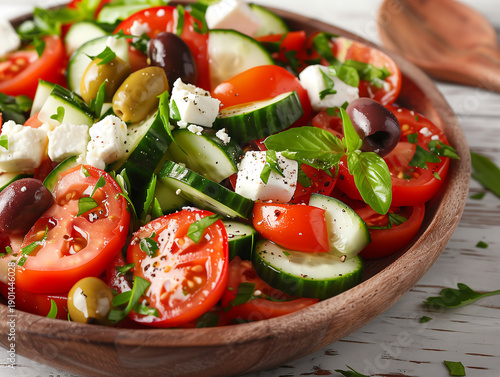 Fresh Mediterranean salad