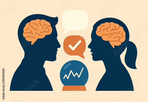 Communicate information, discussion or debate with reason, understanding talk, effective communication, result or knowledge sharing, human brain communicate by talking speech bubble discussion