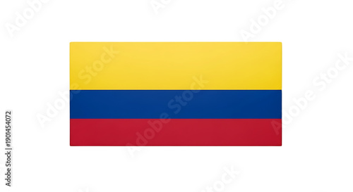 Free Download Horizontal tricolor flag with yellow, blue, and red stripes isolated on transparent background - GFXLoad