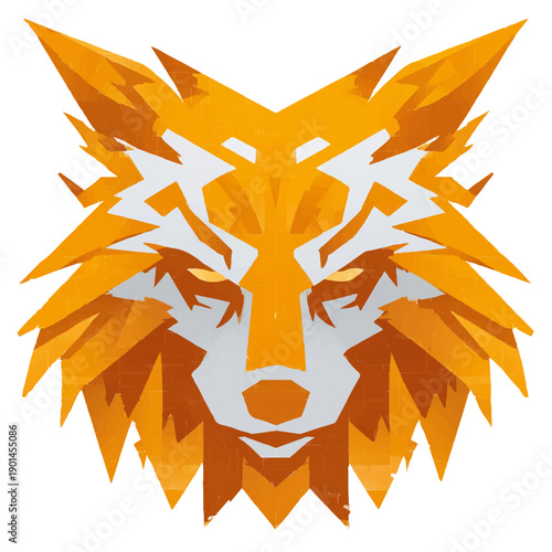 A majestic orange fox with intricate details and vibrant colors.