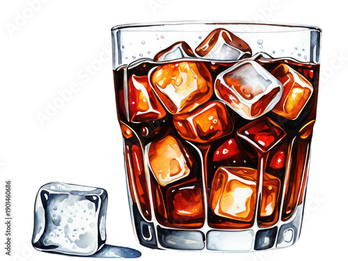 A refreshing drink on a hot day, suitable for use in advertising or illustrations